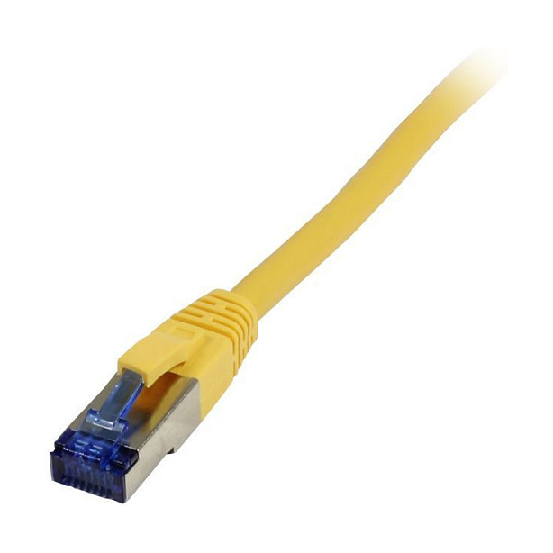 Synergy21 Patchkabel RJ45, CAT6A 500Mhz, 2m, gelb, S-STP(S/FTP), TPE/LSZH(Superflex), AWG26, Netzwerk