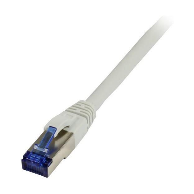 Synergy21 Patchkabel RJ45, CAT6A 500Mhz, 15m, grau, S-STP(S/FTP), TPE/LSZH(Superflex), AWG26, Netzwerk
