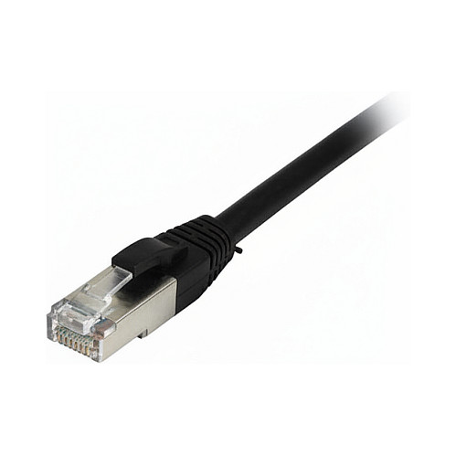 Synergy21 Patchkabel RJ45, CAT8.1 2000Mhz, 0,5m, schwarz, S-STP(S/FTP), TPE/LSZH(SuperFlex), AWG26, Netzwerk
