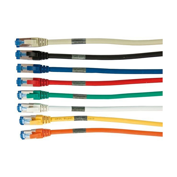 Synergy21 Patchkabel RJ45, CAT6A 500Mhz, 0,15m, gelb, S-STP(S/FTP), AWG26, LSZH, Netzwerk