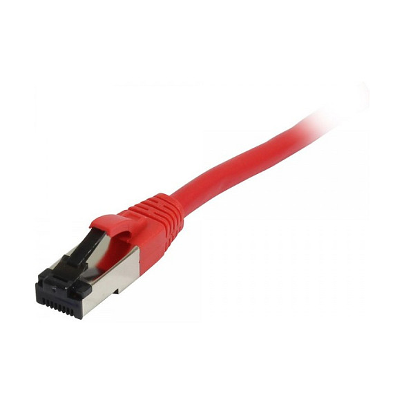 Synergy21 Patchkabel RJ45, CAT8.1 2000Mhz, 2m, rot, S-STP(S/FTP), TPE(Ultra SuperFlex), AWG26, Netzwerk