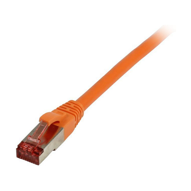 Synergy21 Patchkabel RJ45, CAT6 250Mhz, 0,25m orange, S-STP(S/FTP), TPE/LSZH(Superflex) Netzwerk