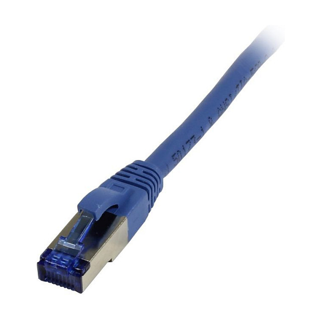 Synergy21 Patchkabel RJ45, CAT6A 500Mhz, 3m, blau, S-STP(S/FTP), TPE/LSZH(Superflex), AWG26,