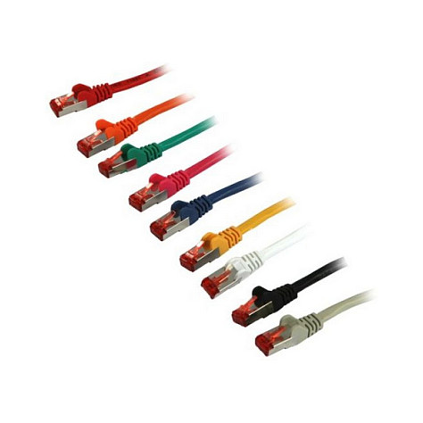 Synergy21 Patchkabel RJ45, CAT6 250Mhz, 15m schwarz, S-STP(S/FTP), TPE/LSZH(Superflex)