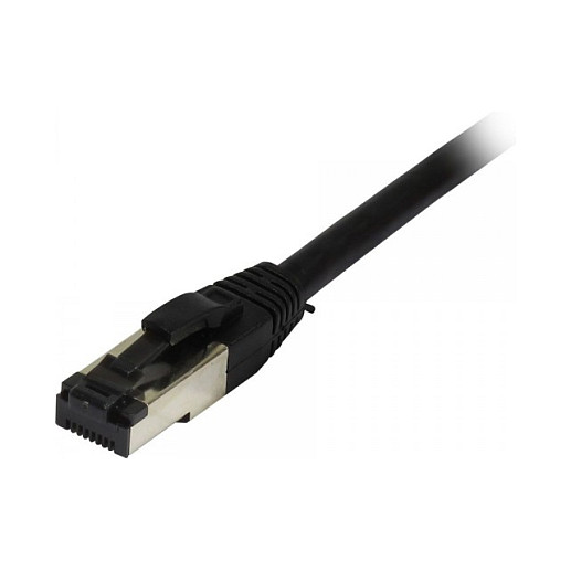 Synergy21 Patchkabel RJ45, CAT8.1 2000Mhz, 1,5m, schwarz, S-STP(S/FTP), TPE(Ultra SuperFlex), AWG26, Netzwerk