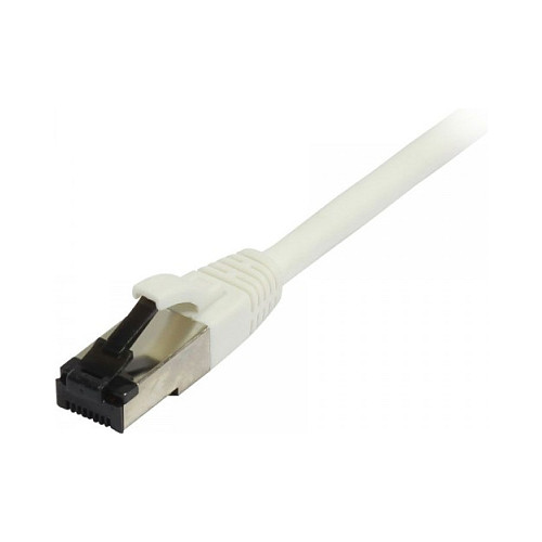 Synergy21 Patchkabel RJ45, CAT8.1 2000Mhz, 1,0m, weiss, S-STP(S/FTP), TPE(Ultra SuperFlex), AWG26, Netzwerk