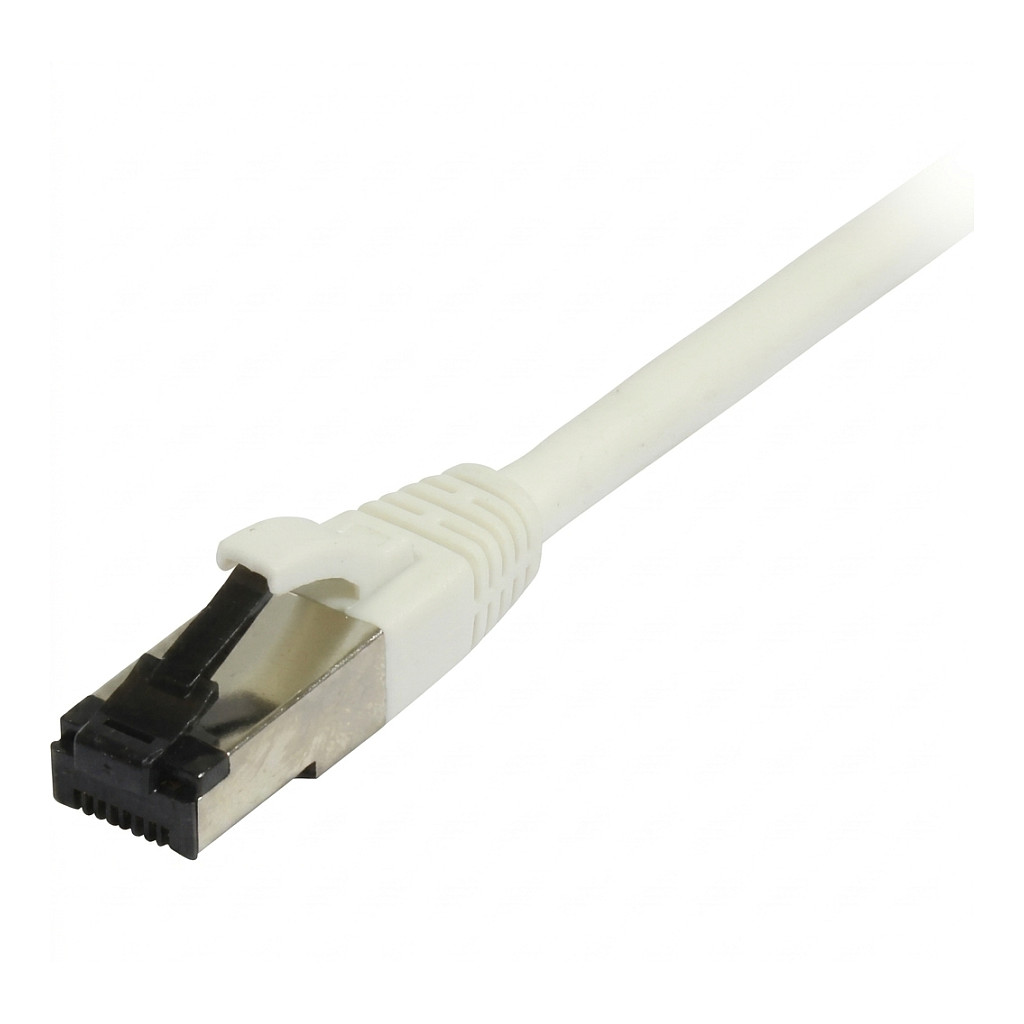 Synergy21 Patchkabel RJ45, CAT8.1 2000Mhz, 5m, weiss, S-STP(S/FTP), TPE/LSZH(SuperFlex), AWG26, Netzwerk