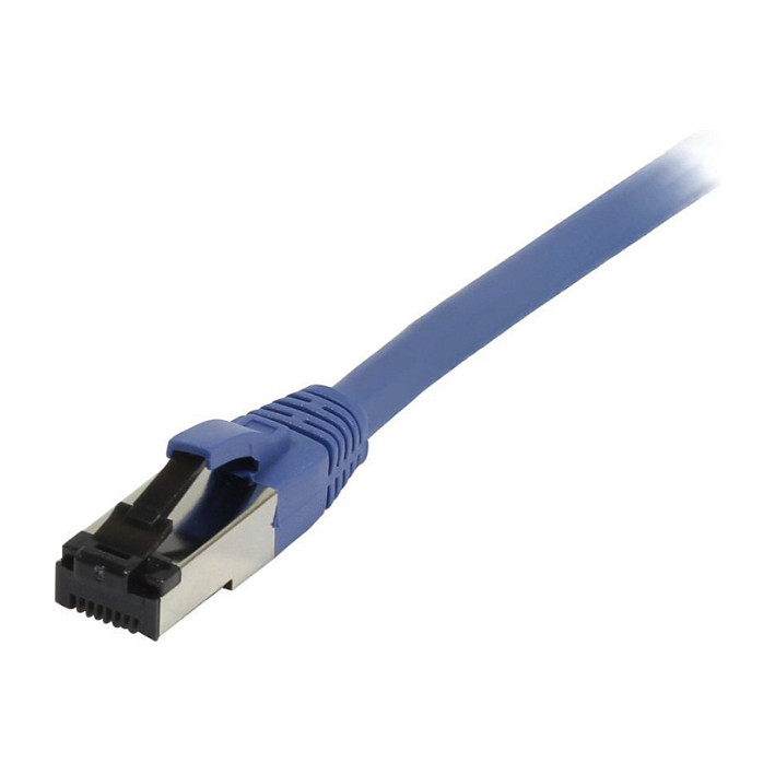 Synergy21 Patchkabel RJ45, CAT8.1 2000Mhz, 2m, blau, S-STP(S/FTP), TPE/LSZH(SuperFlex), AWG26, Netzwerk