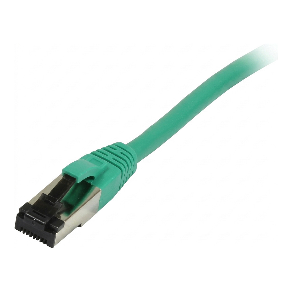 Synergy21 Patchkabel RJ45, CAT8.1 2000Mhz, 5m, grün, S-STP(S/FTP), TPE/LSZH(SuperFlex), AWG26, Netzwerk