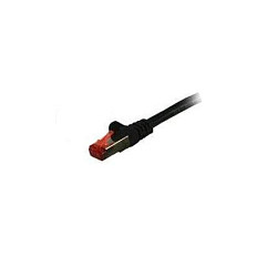 Synergy21 Patchkabel RJ45, CAT6 250Mhz, 0,15m schwarz, S-STP(S/FTP), LSZH Netzwerk
