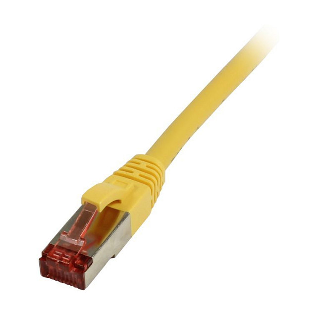 Synergy21 Patchkabel RJ45, CAT6 250Mhz, 5m gelb, S-STP(S/FTP), TPE/LSZH(Superflex) Netzwerk