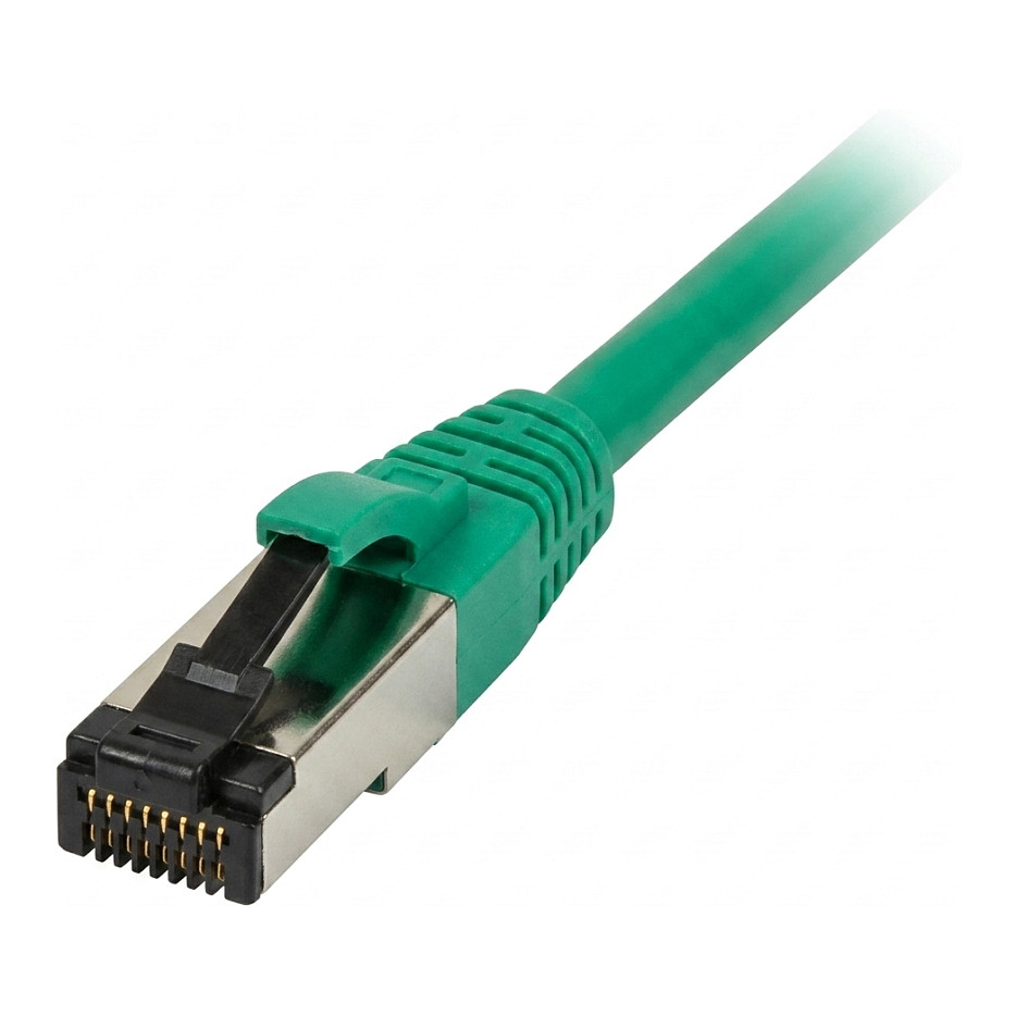 Synergy21 Patchkabel RJ45, CAT8.1 2000Mhz, 1,0m, grün, S-STP(S/FTP), TPE/LSZH(SuperFlex), AWG26, Netzwerk