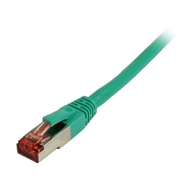 Synergy21 Patchkabel RJ45, CAT6 250Mhz, 10m grün, S-STP(S/FTP), TPE/LSZH(Superflex) Netzwerk