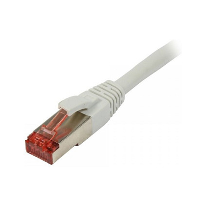 Synergy21 Patchkabel RJ45, CAT6 250Mhz, 2m grau, S-STP(S/FTP), TPE/LSZH(Superflex) Netzwerk