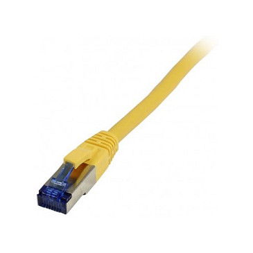 Synergy21 Patchkabel RJ45, CAT6A 500Mhz, 7,5m, gelb, S-STP(S/FTP), TPE/LSZH(Superflex), AWG26,
