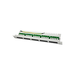 Synergy21 Patch Panel 25xTP, CAT3, ISDN, 19, Lichtgrau ,
