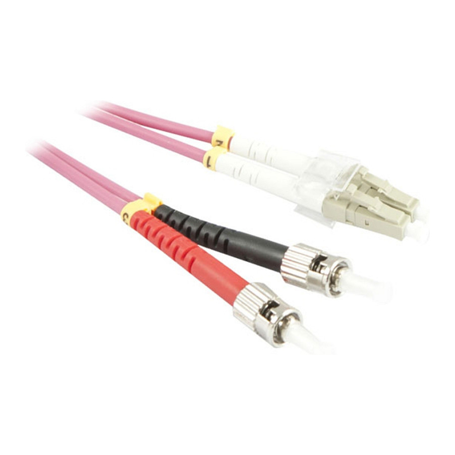 Synergy21 LWL-2-Faser-Patchk. 2mtr.LC-ST, 50/125um,OM4, AD=3mm,