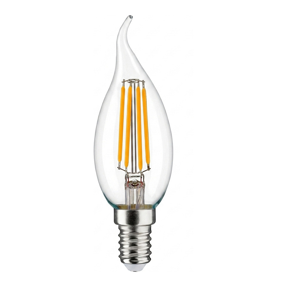 Synergy 21 LED Retrofit E14 Kerze milchig geschweift 4,5W ww dimmbar Beleuchtung