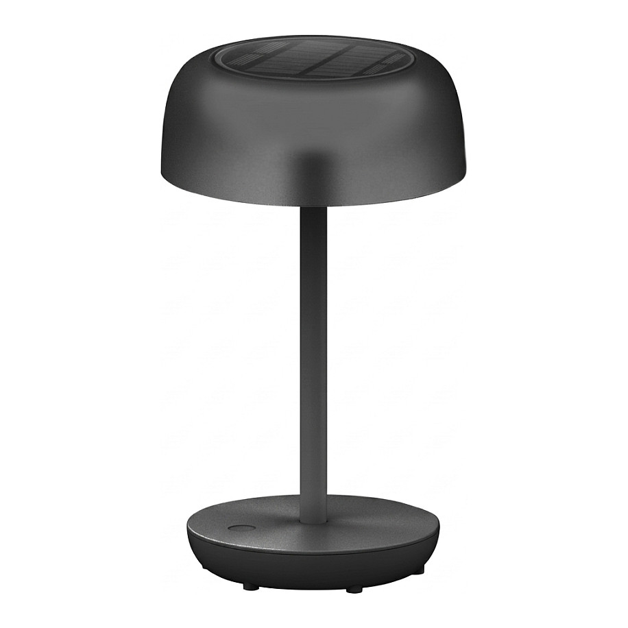 Synergy 21 LED Tischleuchte SOLAR/Akku, outdoor IP54, Touch Switch dimmbar, transparent-schwarz Beleuchtung