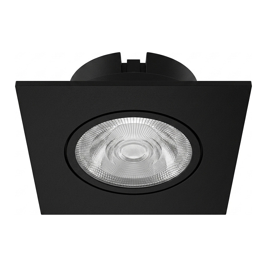 Synergy 21 LED Deckeneinbauspot Helios schwarz, quadratisch+schwenkbar, neutralweiß Beleuchtung