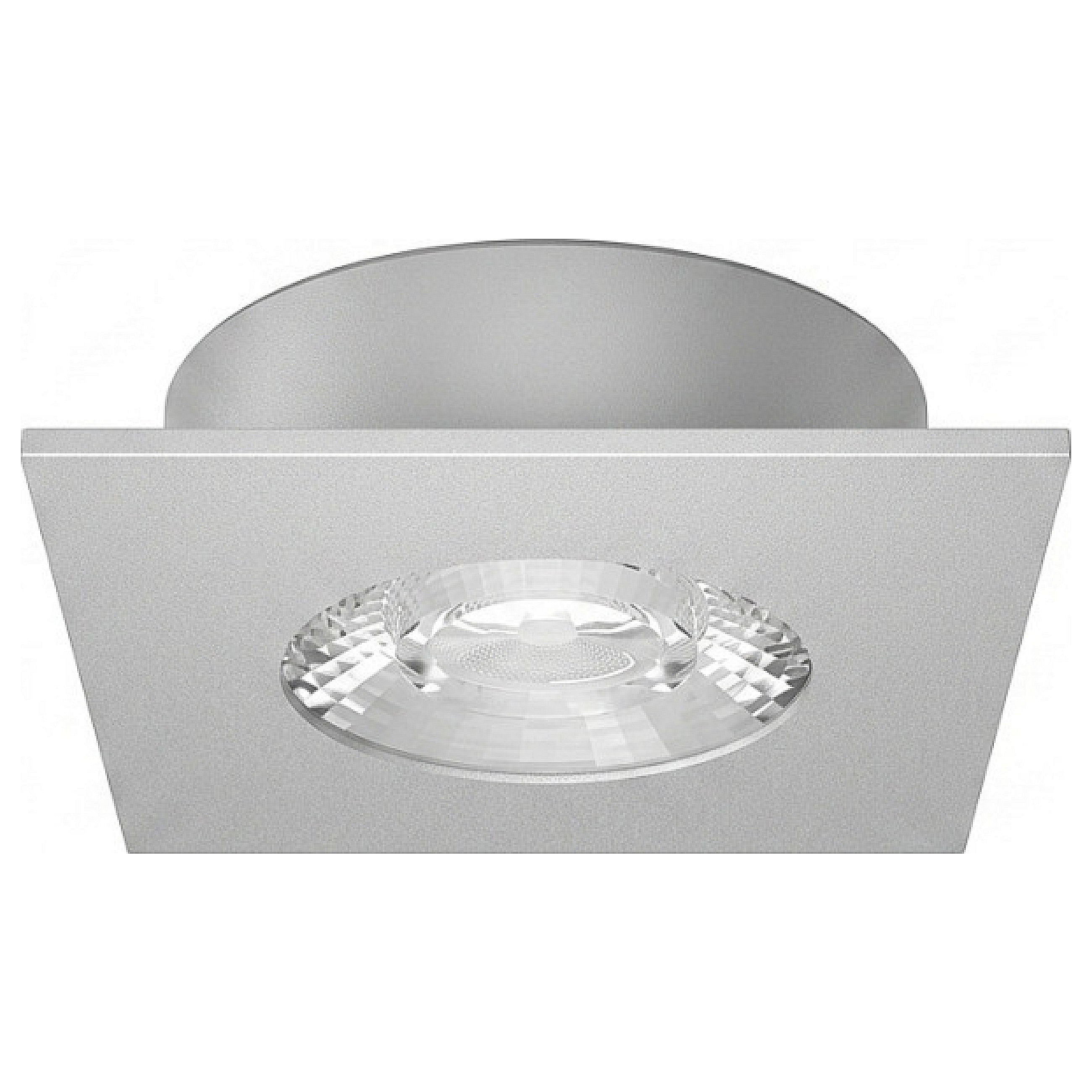 Synergy 21 LED Deckeneinbauspot Helios silber, quadratisch, warmweiß Beleuchtung