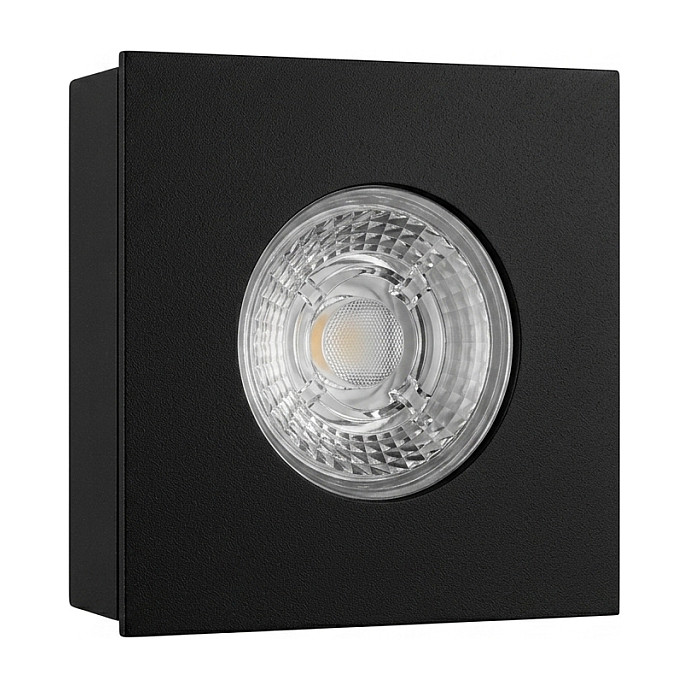 Synergy 21 LED Deckeneinbauspot Helios schwarz, quadratisch, Aufputzrahmen Beleuchtung