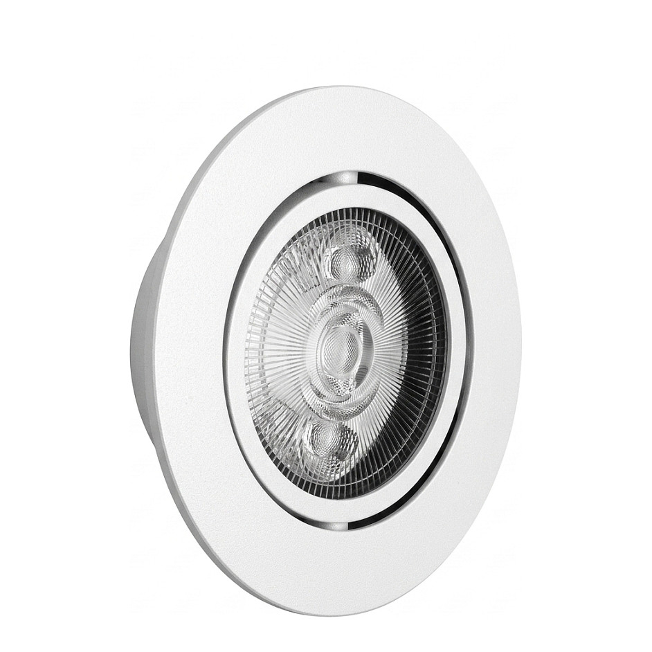 Synergy 21 LED Deckeneinbauspot Helios weiß, rund+schwenkbar, neutralweiß Beleuchtung