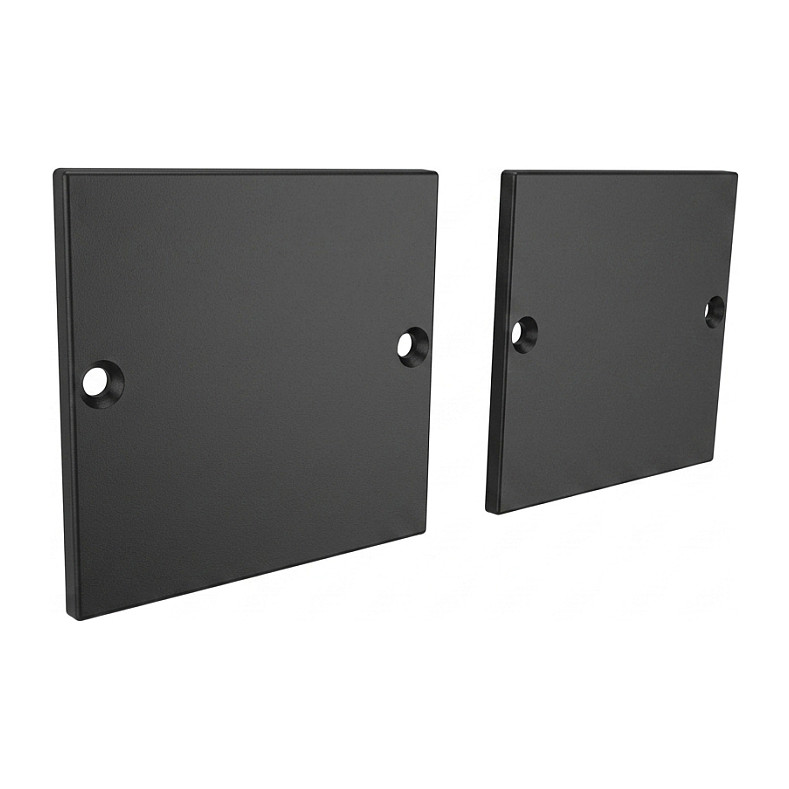Synergy 21 LED U-Profil zub ALU3535 Endkappe (Paar) schwarz Beleuchtung