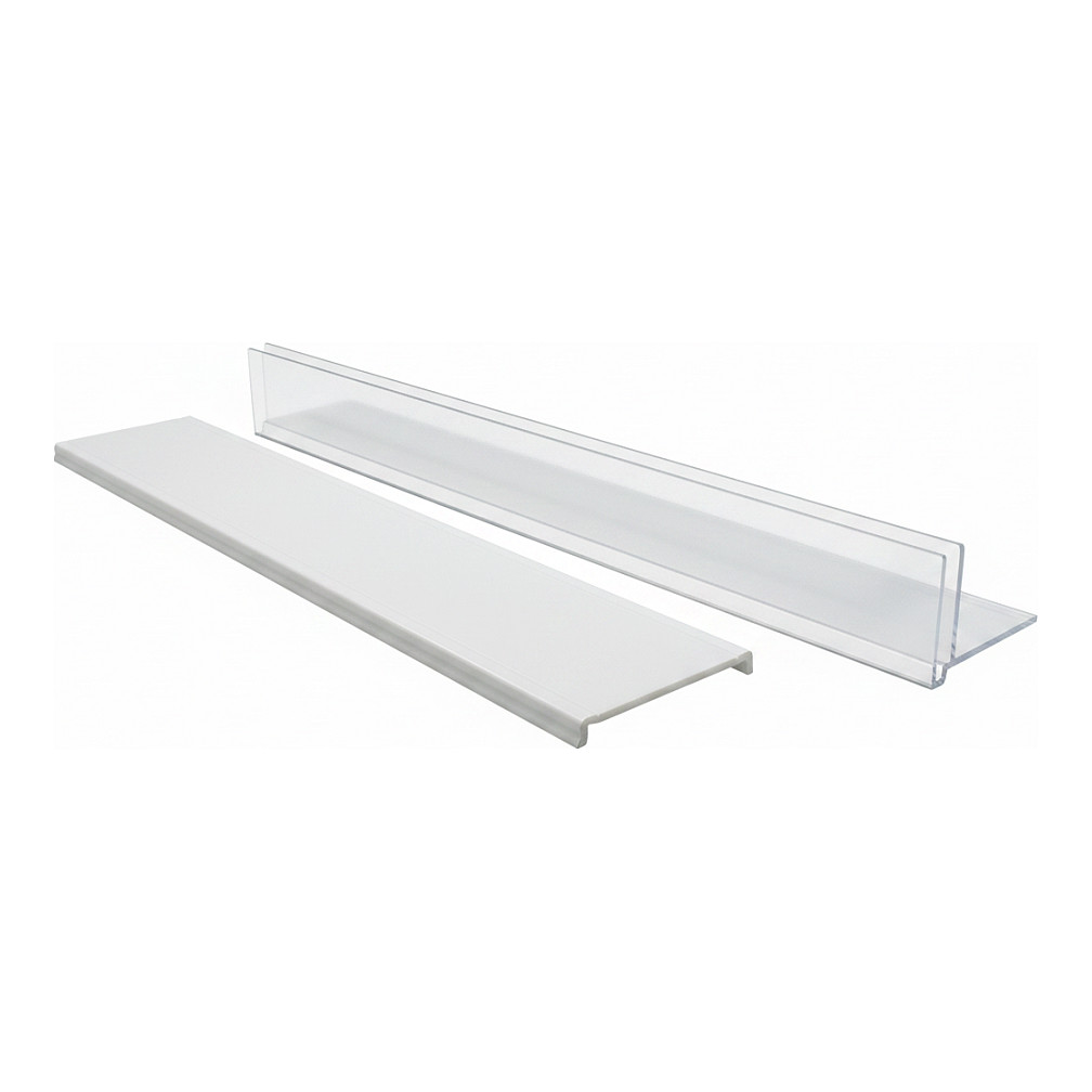 Synergy 21 LED U-Profil zub ALU114 PMMA opal diffusor/cover ,Kunststoffabdeckung opal Beleuchtung
