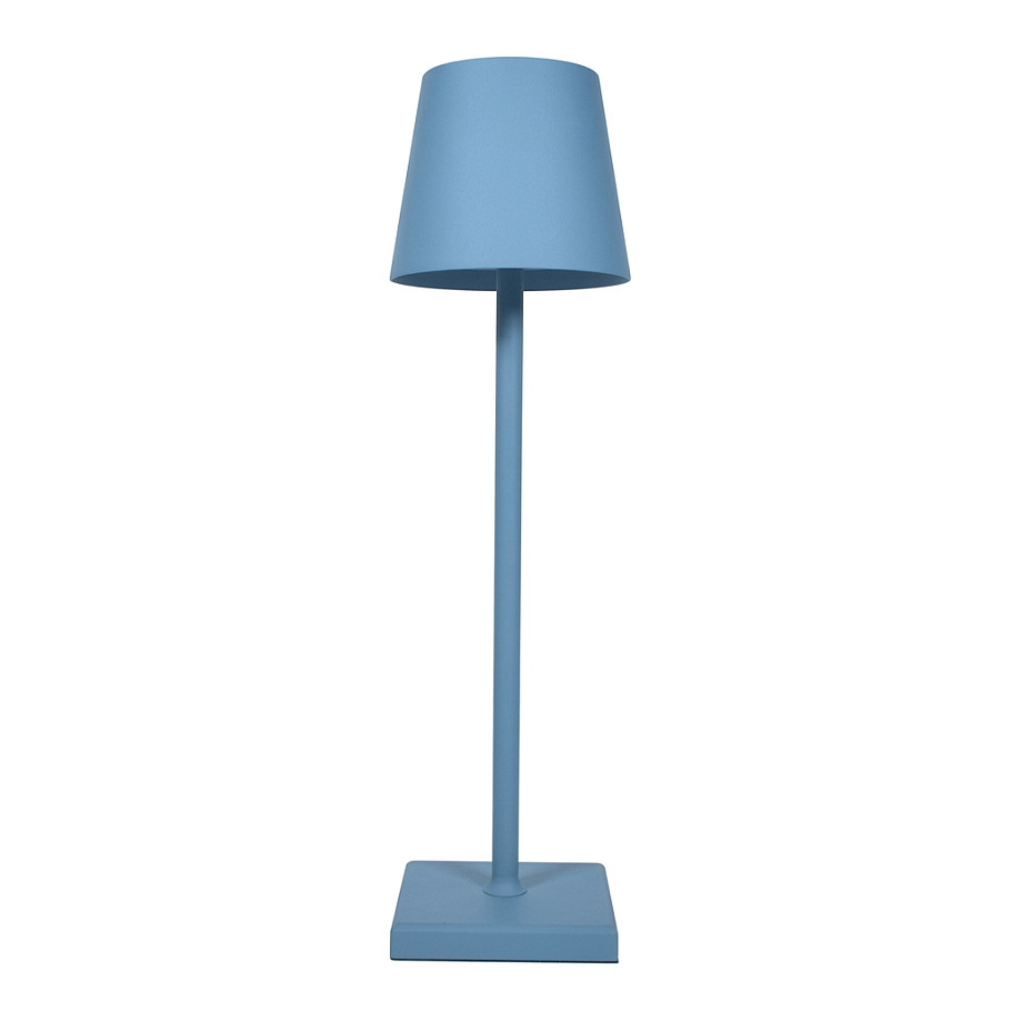 Synergy 21 LED Tischleuchte Akku, Touch Switch dimmbar, blau Beleuchtung