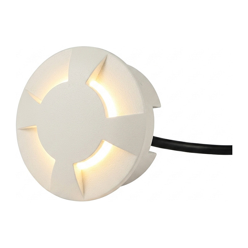 Synergy 21 LED Bodeneinbaustrahler ARGOS rund Segment-4 IP67 ww - braun Beleuchtung