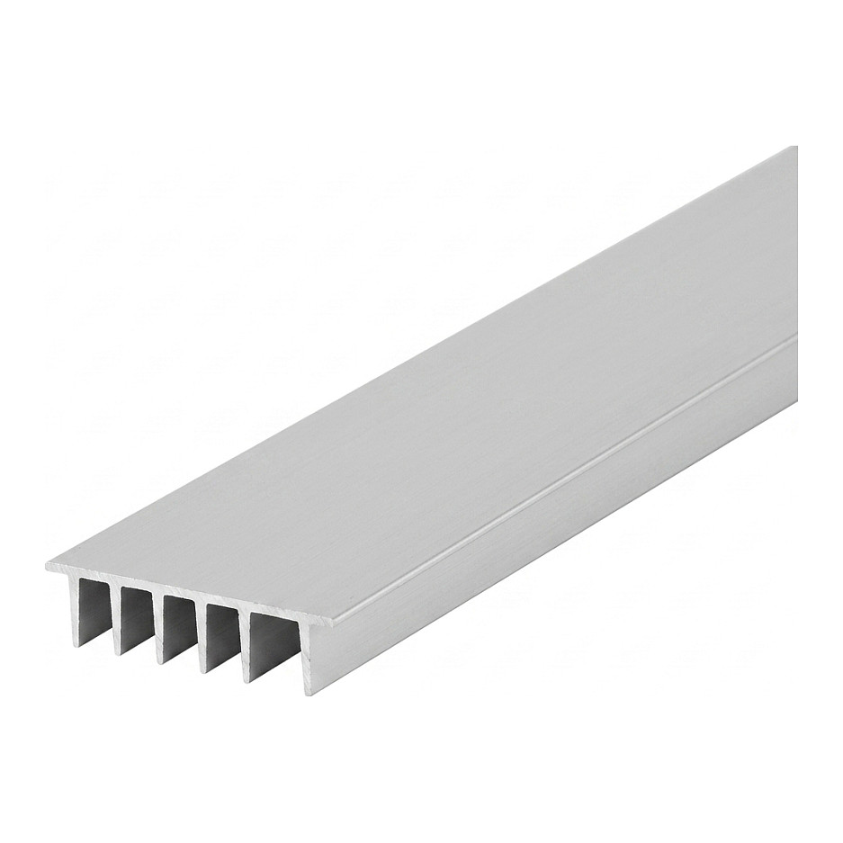 Synergy 21 LED U-Profil zub ALU3535 ALU-Kühlblech mit Kühlrippen 2m Beleuchtung