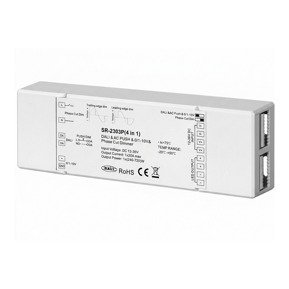 Synergy 21 LED Serie EOS 07 DALI Controller PWM Dimmer 1 Kanal Beleuchtung