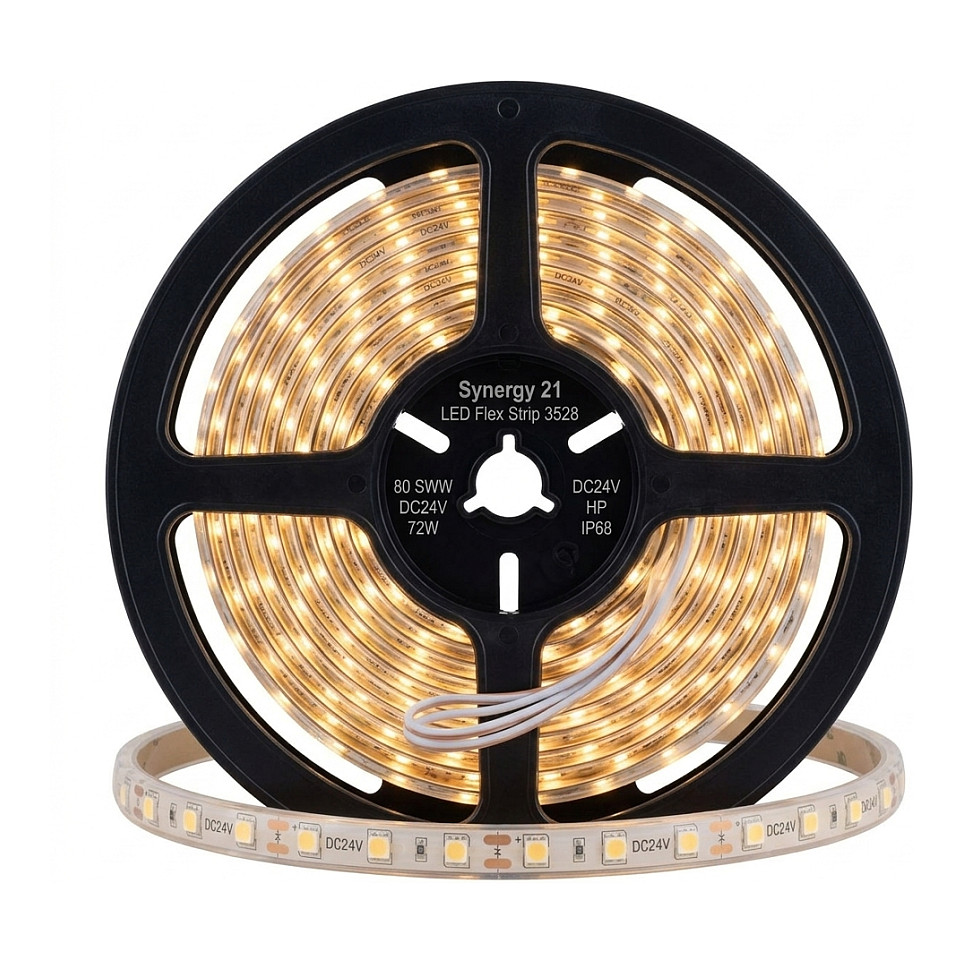Synergy 21 LED Flex Strip 3528 - 80 SWW DC24V 72W HP IP68 Beleuchtung