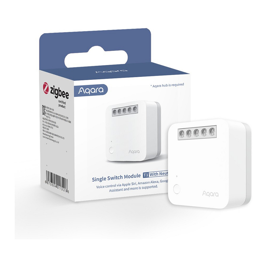 Aqara Einzelschalter-Modul T1 mit Neutralleiter (HomeKit)