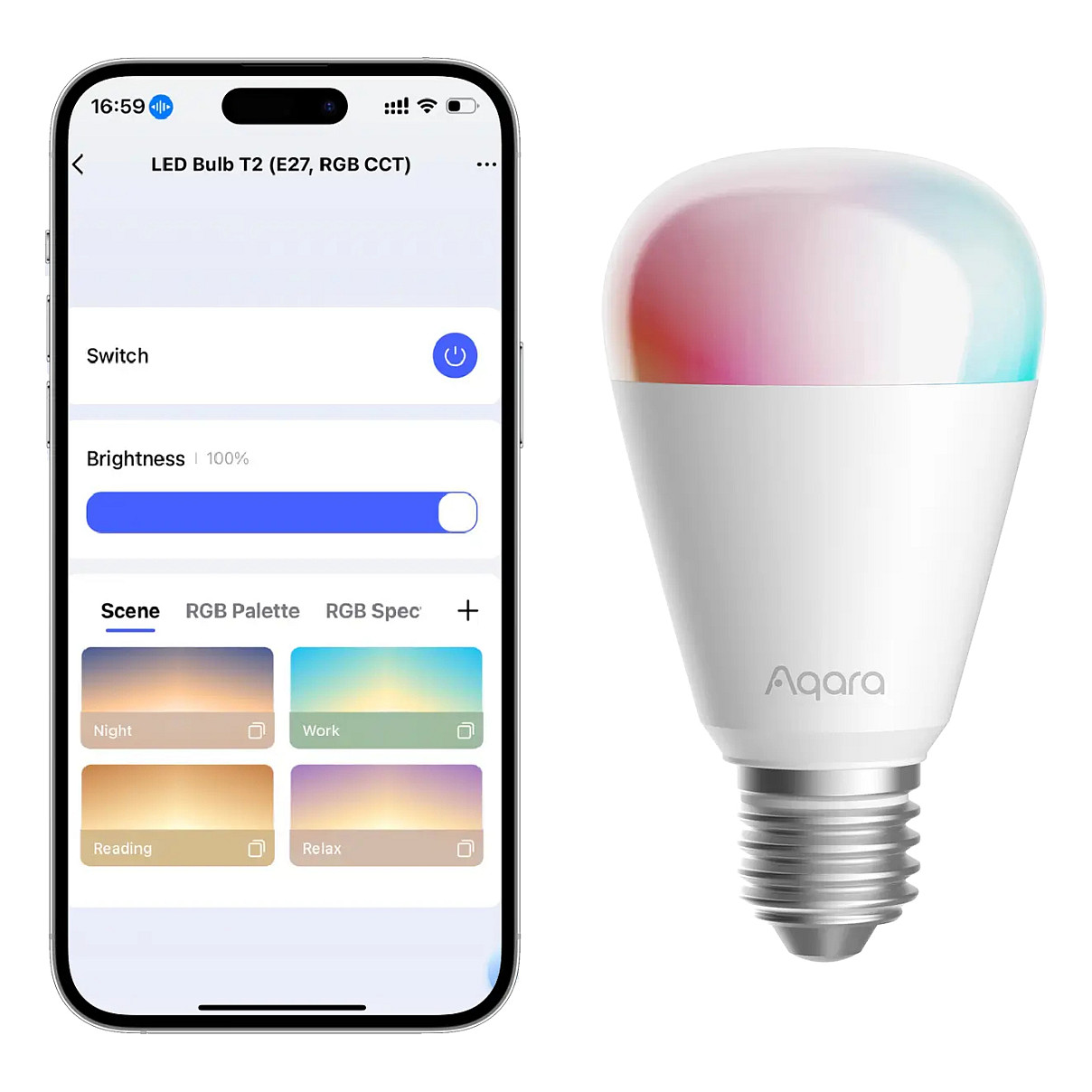 Aqara LED Bulb T2 (RGB CCT, E27)