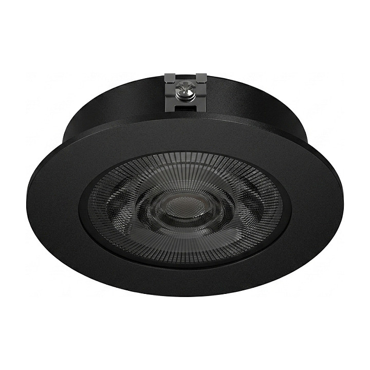 Synergy 21 LED Deckeneinbauspot Helios schwarz, rund, neutralweiß Beleuchtung