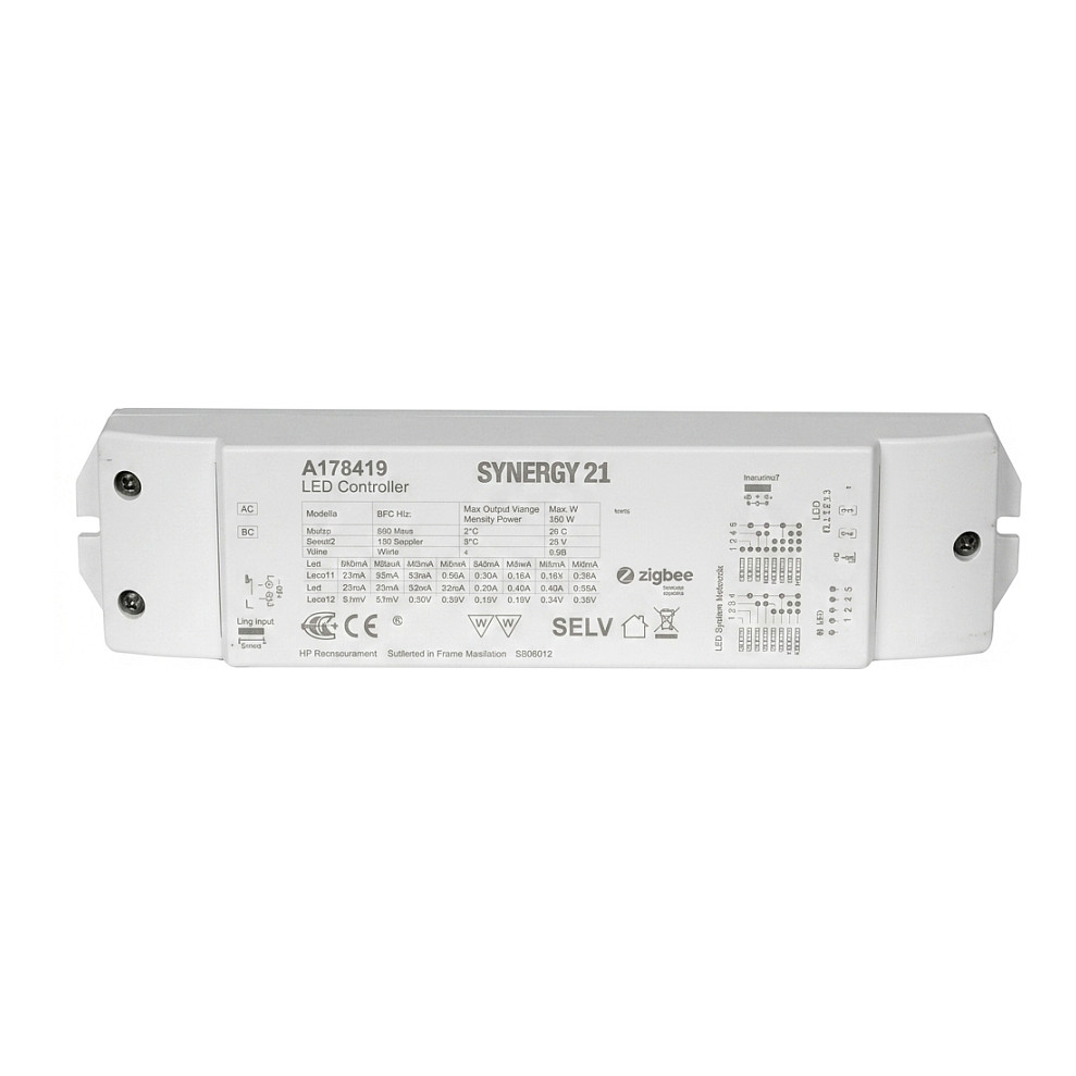 Synergy 21 LED Serie EOS 10 ZigBee CC Controller+Netzteil 2-Kanal 50W CCT Beleuchtung