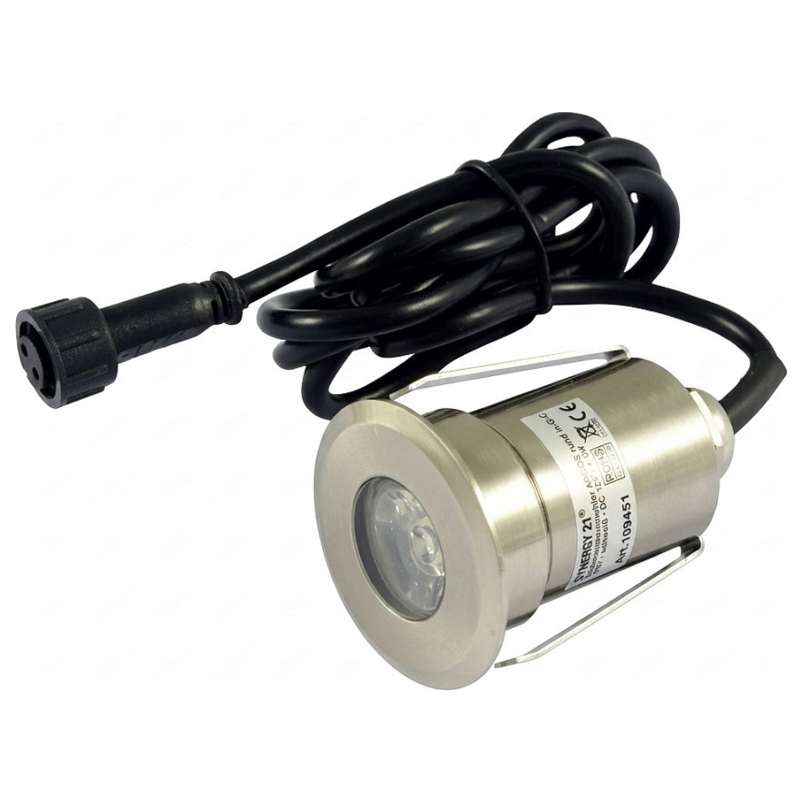Synergy 21 LED Bodeneinbaustrahler ARGOS rund in-G-C IP67 cw Beleuchtung