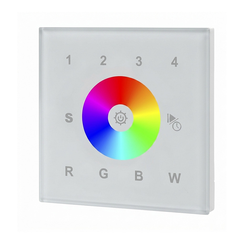 Synergy 21 LED Serie EOS 03 DMX512 RGB-W Wandtaster weiss +WiFi Beleuchtung