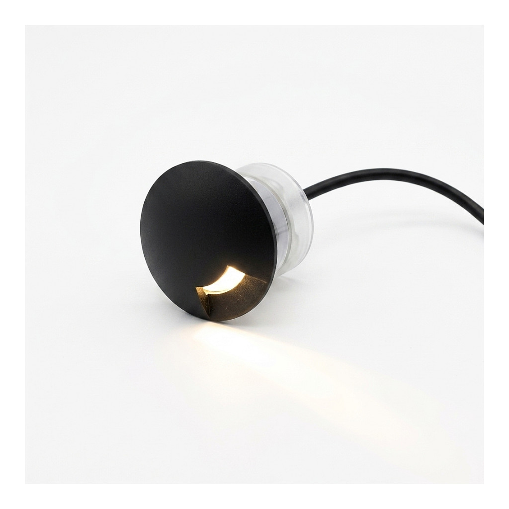 Synergy 21 LED Bodeneinbaustrahler ARGOS rund Segment-2 IP67 ww - schwarz Beleuchtung