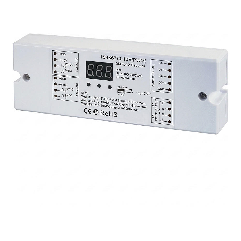 Synergy 21 LED Serie EOS 07 DALI Controller DT8 Dimmer 4 channel Beleuchtung