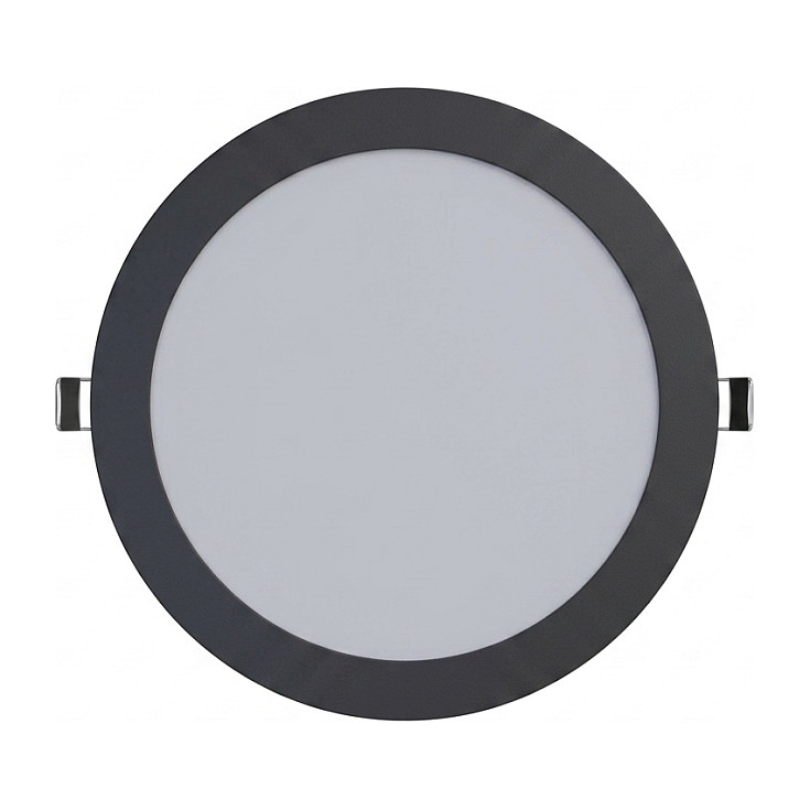 Synergy 21 LED Ultra Slim LED Panel Light V6 12W SWW/WW/NW (3CCT) Schwarz 24V Beleuchtung
