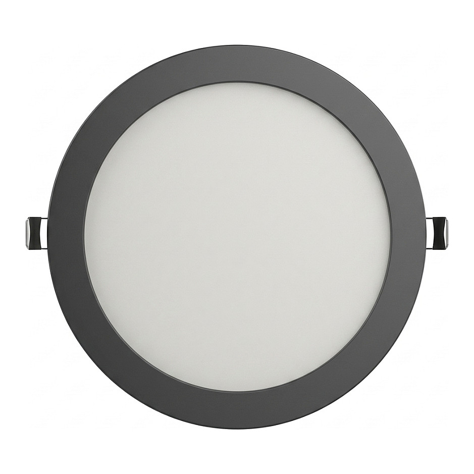 Synergy 21 LED Ultra Slim LED Panel Light V6 20W SWW/WW/NW (3CCT) Schwarz 24V Beleuchtung