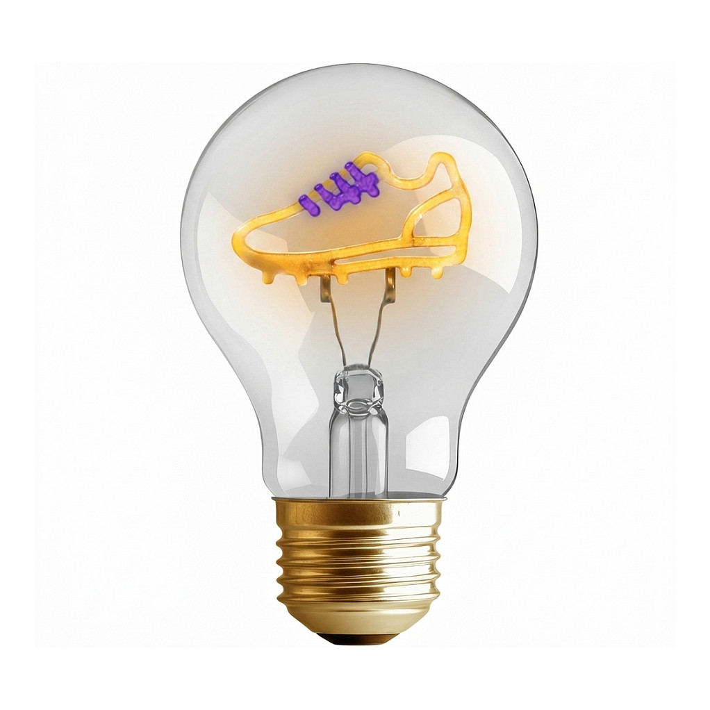 Synergy 21 LED Retrofit Deko Bulb A68-Fußballschuh Aufladbar Beleuchtung