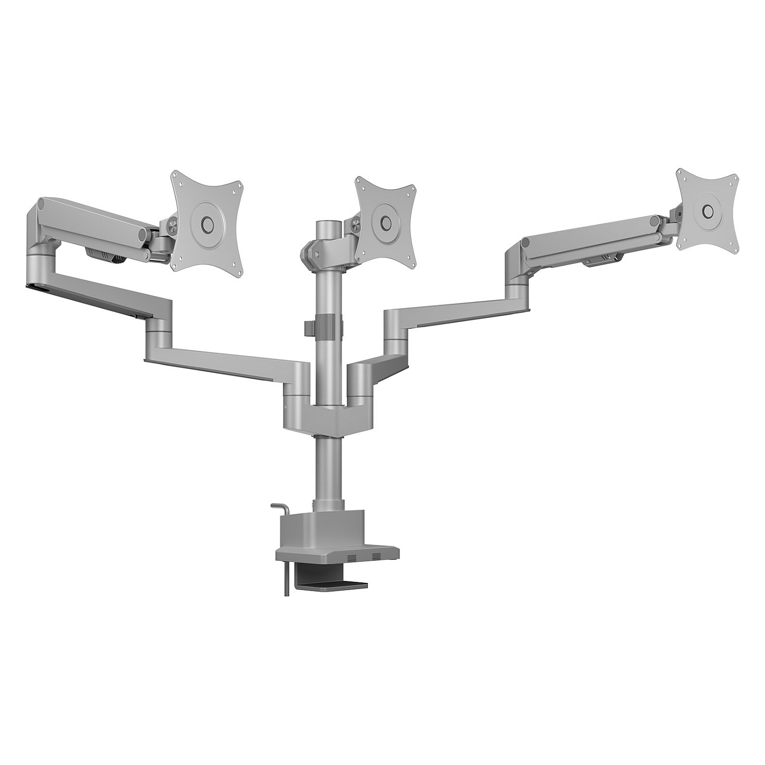 Icy Box Monitorhalterung IB-MS525-T (grau, fr 3 Monitore bis 30" (76cm))