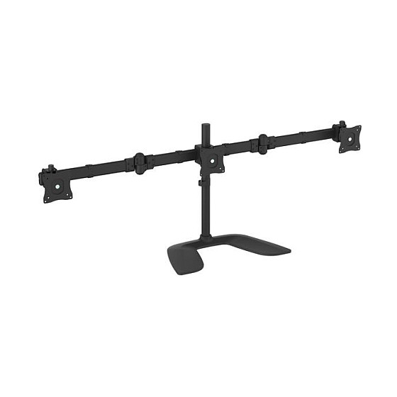 STARTECH.COM Dreifach Monitorhalterung - Schwenkbar - Stahl und Aluminium - fr VESA Monitore bis zu 27 Zoll - 3fach Monitorarm