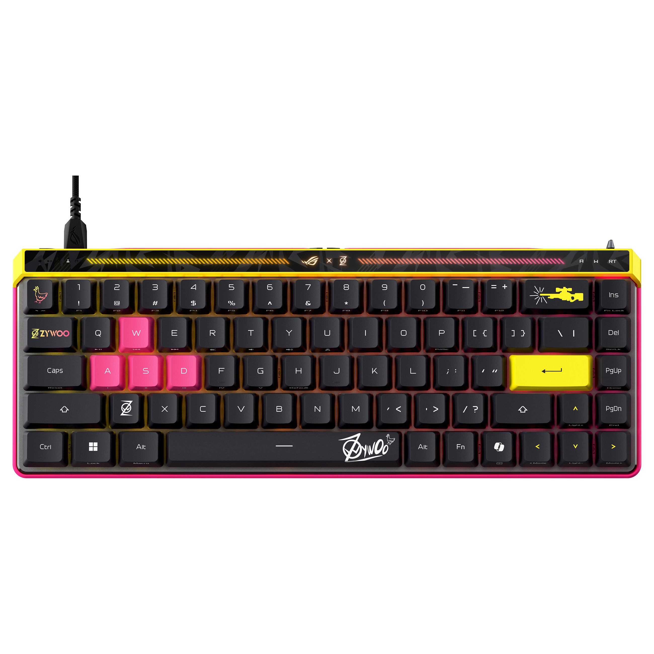 ASUS ROG Falchion Ace HFX ZywOo Edition keyboard