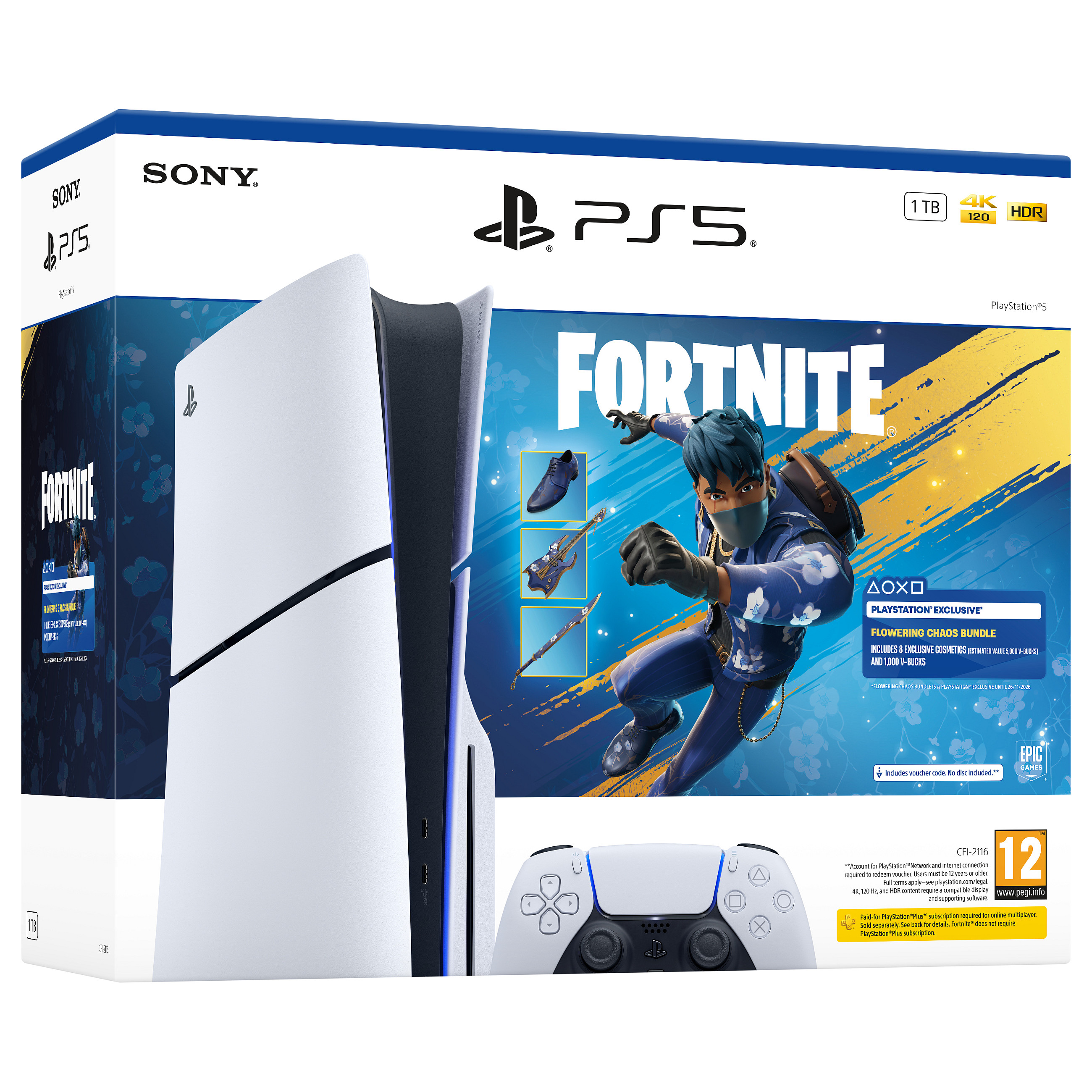 Sony Interactive Entertainment PlayStation 5 - Fortnite Flowering Chaos Bundle
