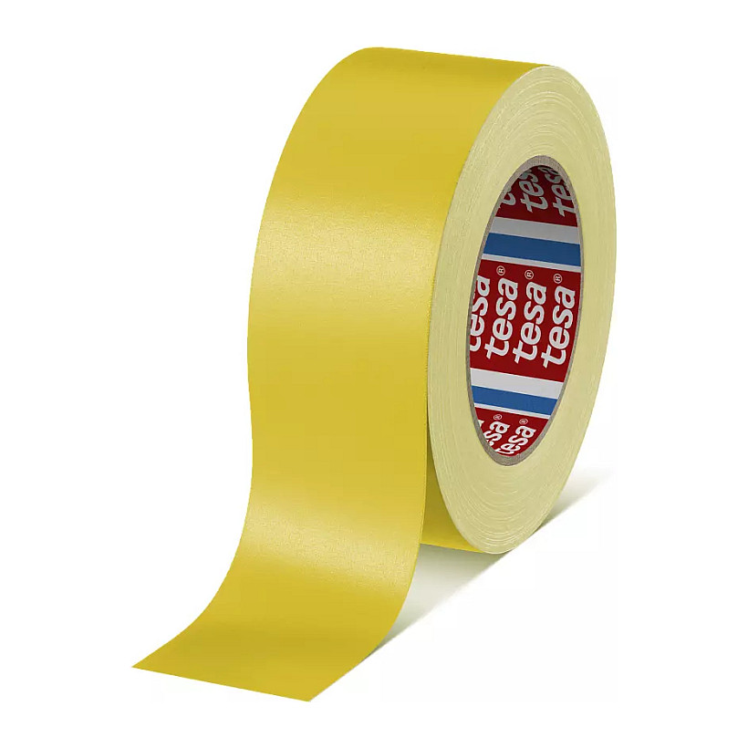tesa Gewebebänder 25 mm x 50 m gelb